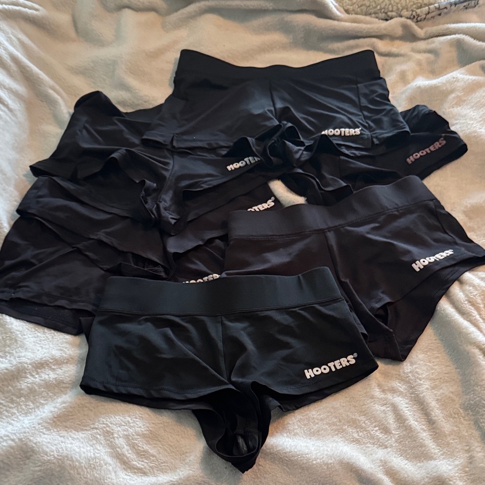Hooters Black Logo Shorts Collection Bundle 7